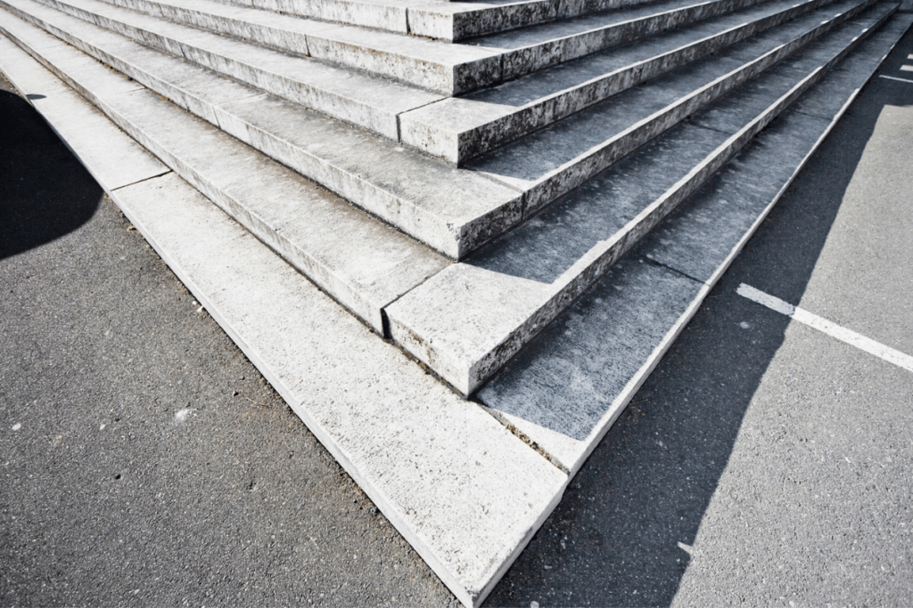 concrete steps