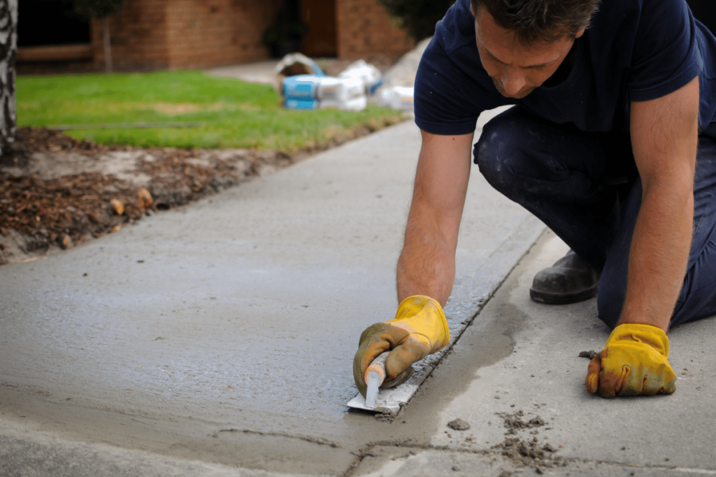 concrete driveway repair